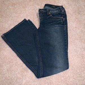 Silver bootcut jeans